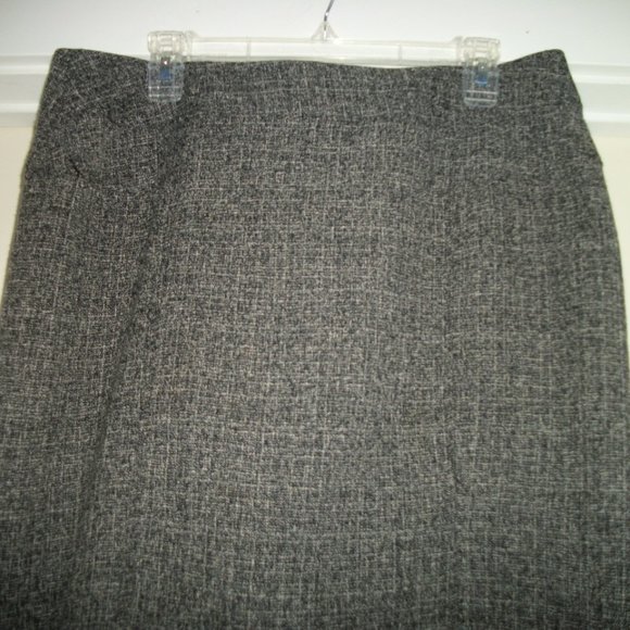 RETRO LOOK DRESS BARN TWEEDY GREYS SKIRT 14 - Picture 2 of 3